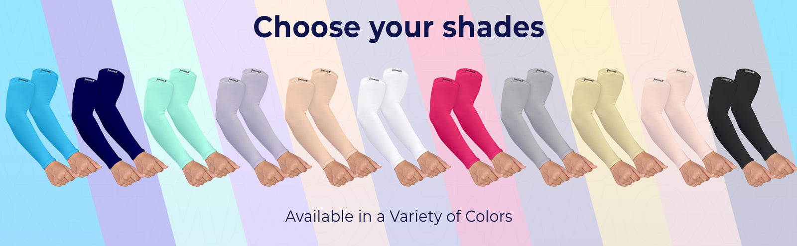Arm Sleeves for Men & Women Sun Protection Hand Sleeves for Boys & Girls with Thumb-Hole UV Protection Hand Cover for Running, Cycling, Bike Riding, cricket and Outdoor Sports banner