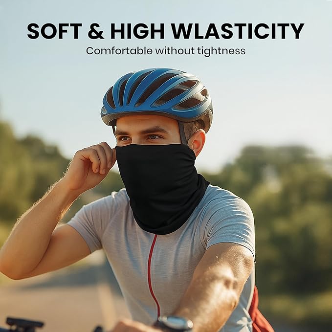 Bandana for Men & Women | UV Protection, Breathable & Lightweight Face Cover | Multipurpose Headwrap, Headband & Neck Scarf for Sports, Outdoor, Travel & Daily Use