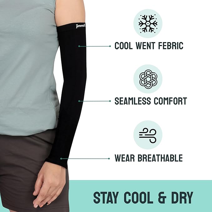 Arm Sleeves for Men & Women Sun Protection Hand Sleeves for Boys & Girls with Thumb-Hole UV Protection Hand Cover for Running, Cycling, Bike Riding, cricket and Outdoor Sports