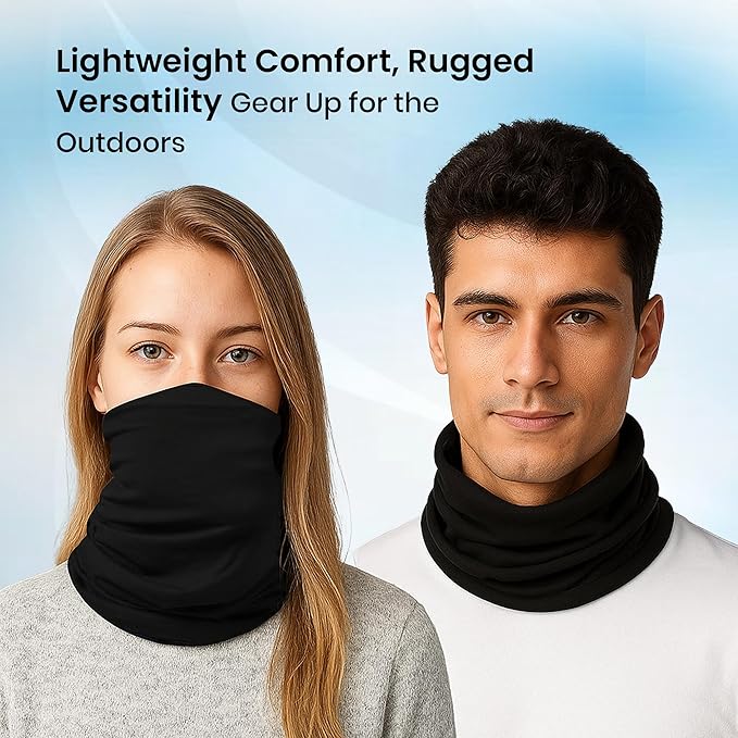 Bandana for Men & Women | UV Protection, Breathable & Lightweight Face Cover | Multipurpose Headwrap, Headband & Neck Scarf for Sports, Outdoor, Travel & Daily Use
